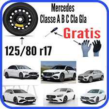 Ruotino Di Scorta Mercedes Classe A B C E Cla Gla Da 17 5Fori Guanti Cacciavite
