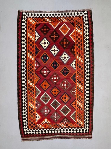 Tappeto kilim vintage qasgai - tappeto,