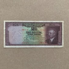 Banconota Turchia 2 1/2 lire
