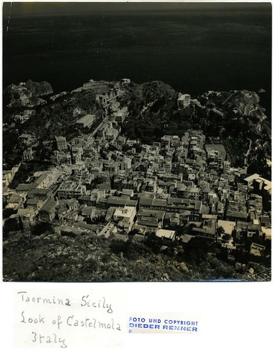Taormina sicilia aereo oceano - taormina,
