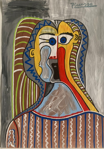 Dessin original gouache sur - original,