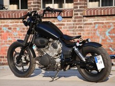 Parafango in acciaio 1,5 mm larghezza 150 mm adatto per pneumatici 15 pollici Virago Bobber