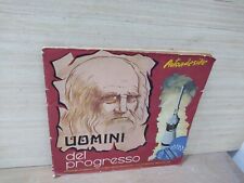 ALBUM FIGURINE anni '60 UOMINI DEL PROGRESSO ed. ARTE 1968 - 166 figurine su 324