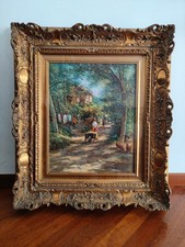 Quadro Dipinto Olio Su