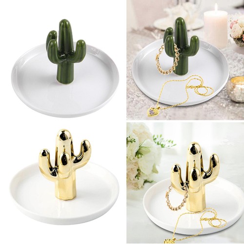 Vassoio porta anelli cactus