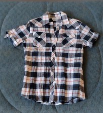 Clayton - Camicia con manica corta a quadretti - Uomo - Tg M
