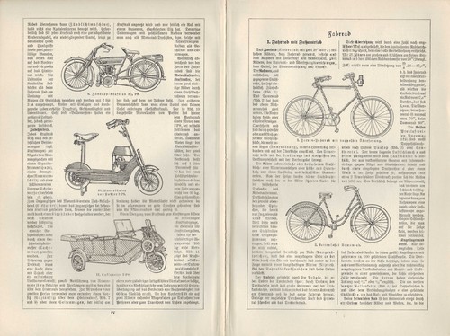 Litografie 1926 biciclette - litografie, 1926: