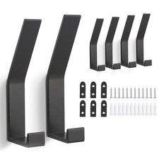 PnxdeobXL 6 Pezzi Appendini da Muro, Ganci Appendiabiti, Attaccapanni da Parete,