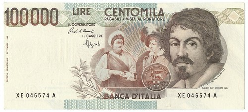 100000 lire errore stampa - lire, di