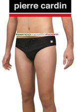 ★ Pierre Cardin Costume slip da bagno uomo mutanda mare piscina di colore nero ★