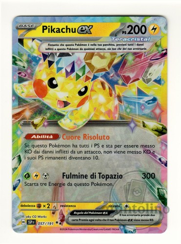 Pikachu ssp 057 191 - ex,