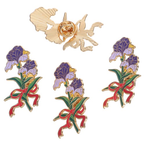Pezzi spilla fiore lega - pezzi,