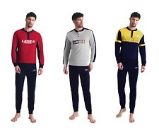 pigiama uomo bottoni LEGEA manica lunga estiva COTONE  12 colori