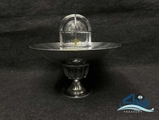 Plafoniera antica in alluminio massello con paralume per arredo casa nautico ...