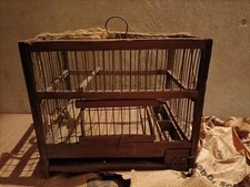 Antica gabbietta per allodole dimensione 35x20