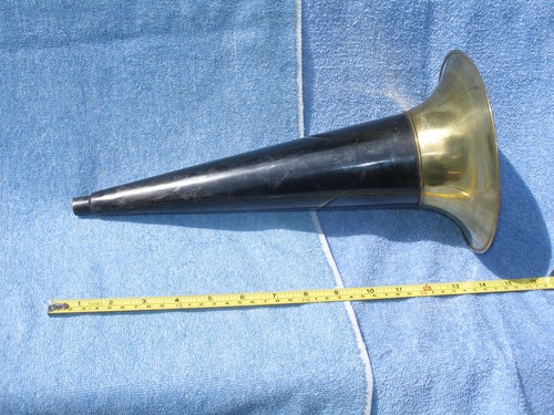 Antico corno campana fonografo