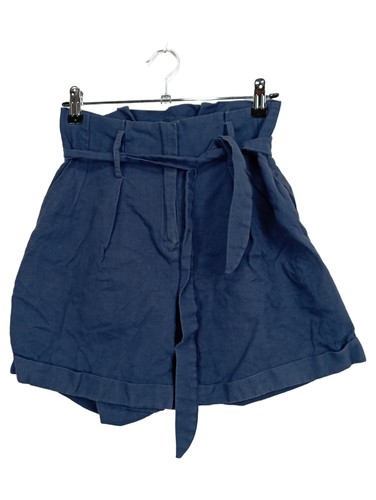 Shorts donna paperbag blu - shorts,