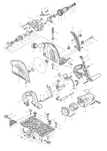 Makita ricambi per sega - , a