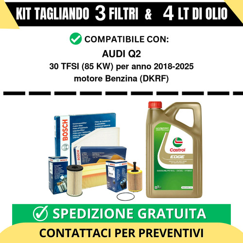 Tagliando per audi - per, q2