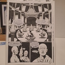 RODOLFO TORTI  - Martin Mystere 323 I Trentasei Giusti - Tavola Originale 