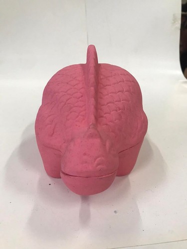 Salvadanaio terracotta rosa - salvadanaio, in