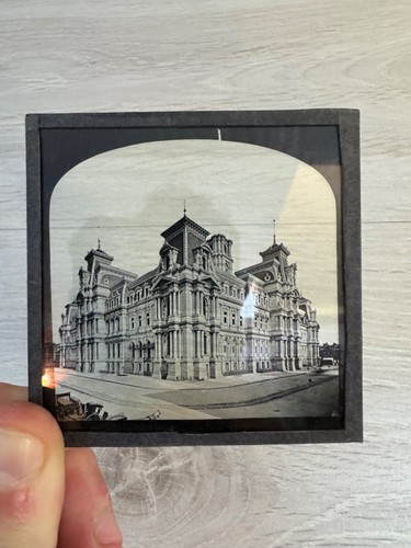 Antique magic lantern slide - magic,