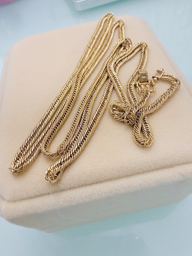 Collana oro massiccio - in,