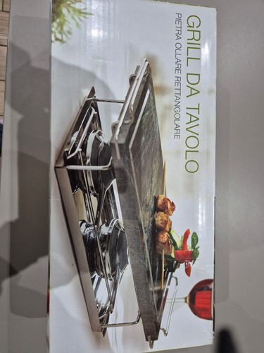 Grill tavolo con pietra - da,