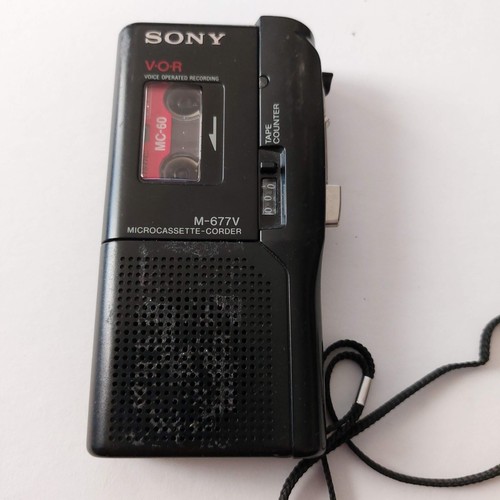 Sony 677v vor - vor, microcassette