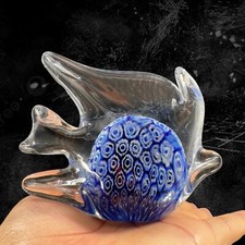 Pesce in vetro artistico con