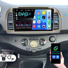DAB+ 32GB Android 13 Autoradio GPS Navi WIFI BT per NISSAN MICRA 3 K12 2002-2009