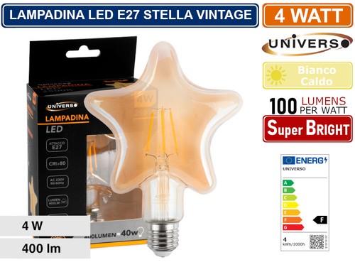 Lampadina led vintage forma - a,