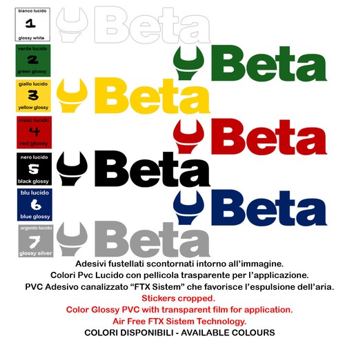 Beta adesivi vinile pre