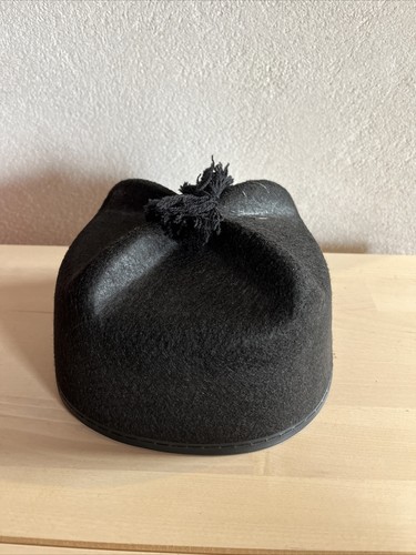 Cappello carnevale prete nero - cappello,
