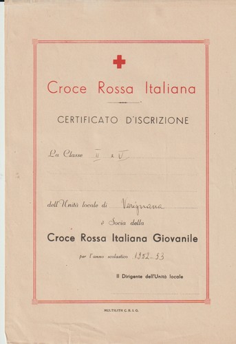Diploma croce rossa scuole - diploma,