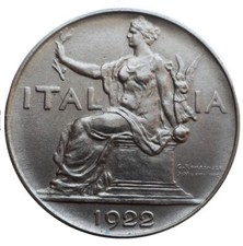 Italy 1922  Lire HIGH GRADE