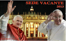 VATICANO n.6 BUSTE UFFICIALI DALLE DIMISSIONI DI S.S. BENEDETTO XVI - PAPA FRANC
