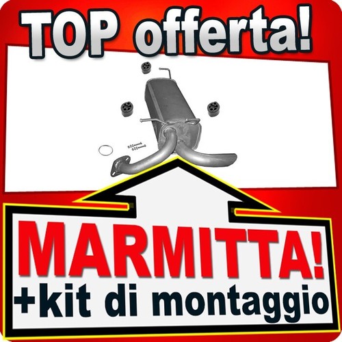 Silenziatore posteriore per - silenziatore,