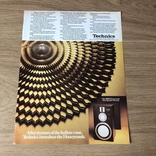 GRAM202 MAGAZINE ADVERT 11X8 TECHNICS SB10 SPEAKER SYSTEM