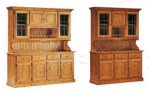 CREDENZA CRISTALLIERA A 3/4