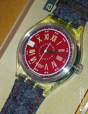 SWATCH AUTOMATICO 1992 SAK400 GRIGIA CAPANNA CON DATARIO FUNZIONANTE RARISSIMO