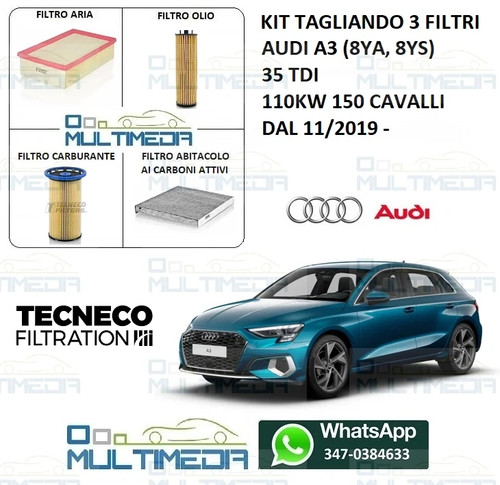 Kit tagliando filtri - 4, tecneco