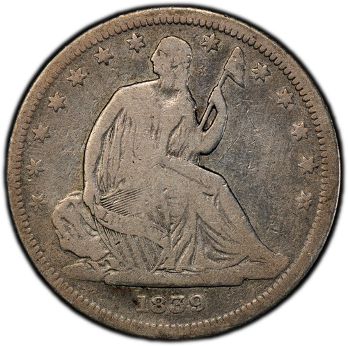 1839 pcgs - 1839, lastra)