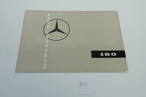 Brochure mercedes 180 - mercedes,