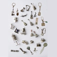 Miniature oggetti in argento