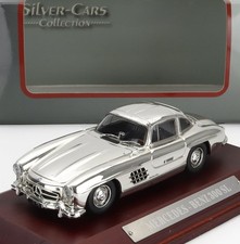 MODELLINO AUTO STATICO DEAGOSTINI MERCEDES 300SL COUPE W198 1954 CROMATO 1/43