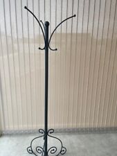 Appendiabiti in ferro battuto da terra antracite