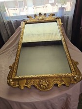 Specchio Friedman Brothers coloniale Williamsburg foglia oro aquila stile Chippendale