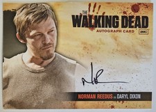 Scheda autografa Walking Dead