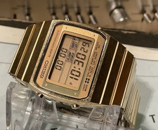 Orologio Vintage Seiko A939-5019 Sveglia Digitale-Crono LCD-Giappone